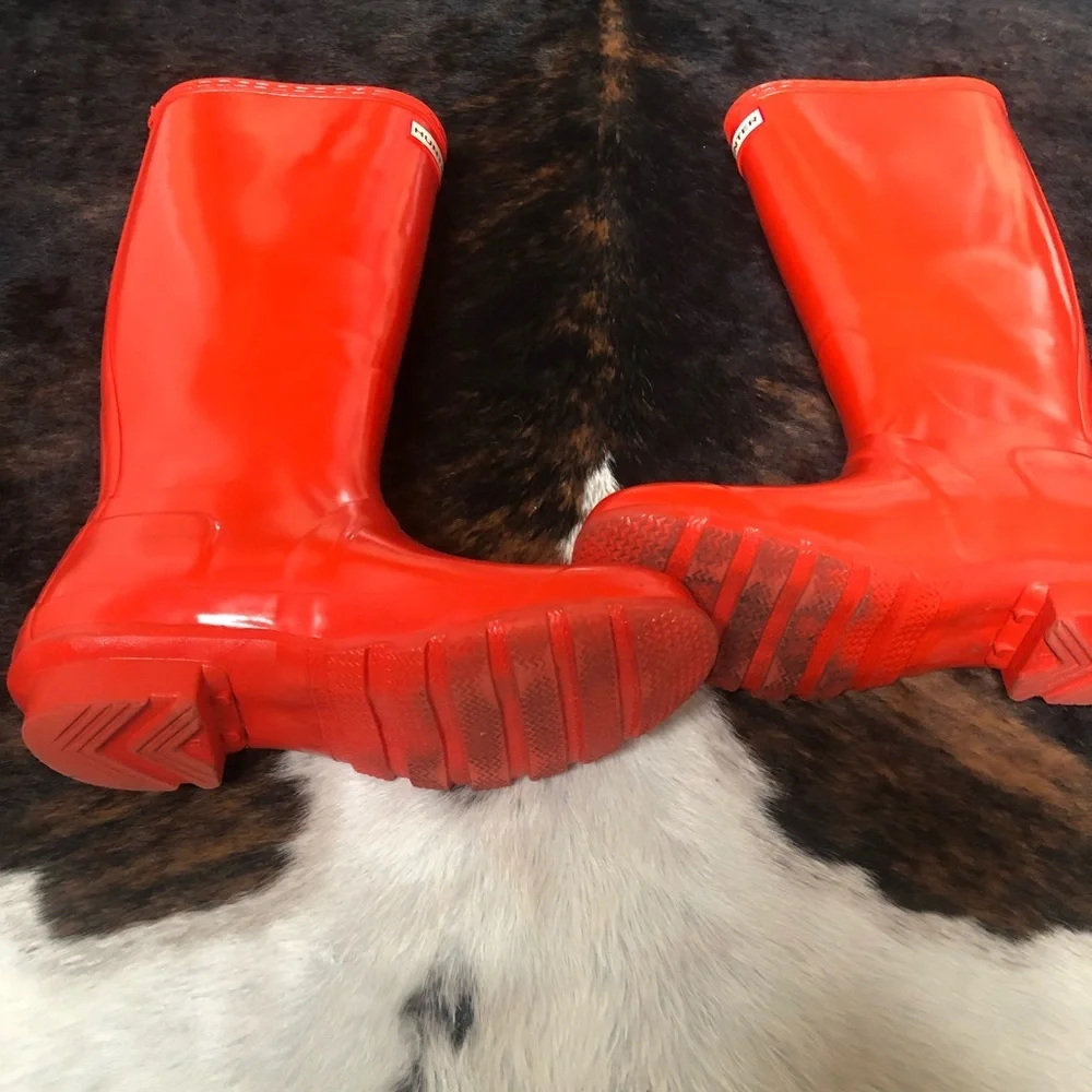 RARE Hunter Original Tall Gloss Rain Boot (RETIRED COLOR) - Picture 7 of 10